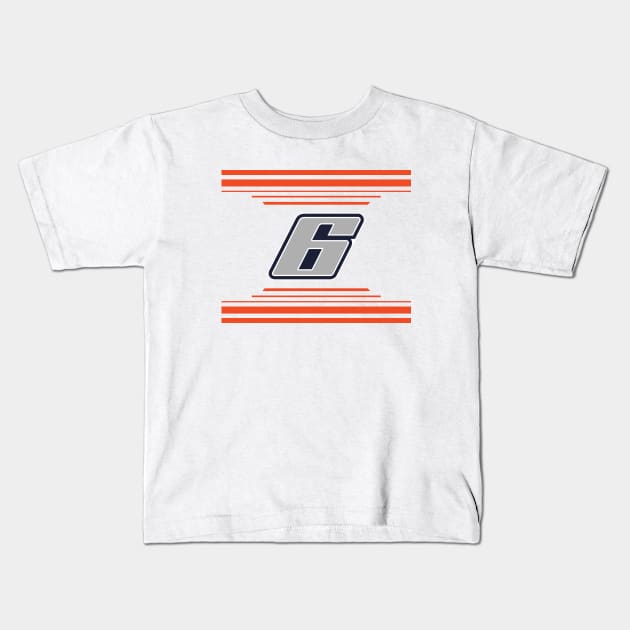 Brad Keselowski #6 2024 NASCAR Design Kids T-Shirt by AR Designs 